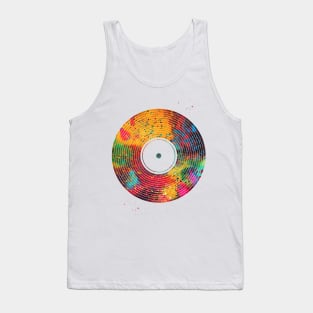 Vinyl disc Tank Top